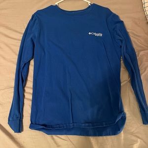 Blue, Columbia long sleeve, Men’s medium